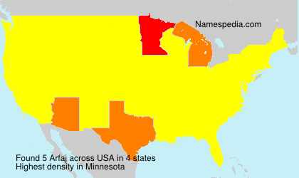 Surname Arfaj in USA Surname Arfaj in USA