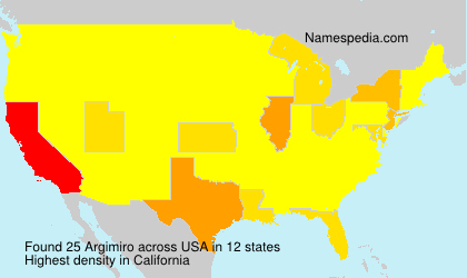 Surname Argimiro in USA Surname Argimiro in USA