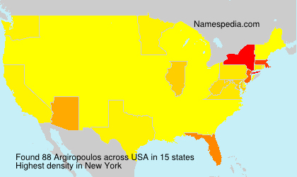 Surname Argiropoulos in USA Surname Argiropoulos in USA