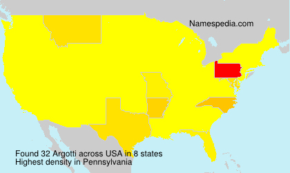 Surname Argotti in USA Surname Argotti in USA