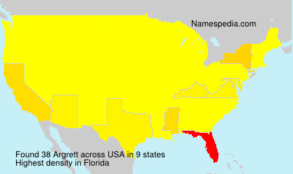 Surname Argrett in USA Surname Argrett in USA