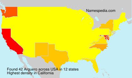 Surname Arguero in USA Surname Arguero in USA