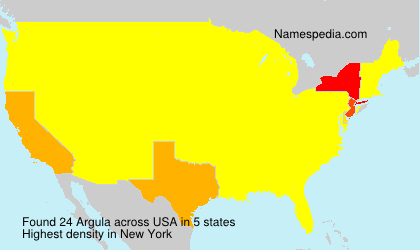 Surname Argula in USA Surname Argula in USA