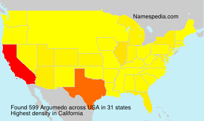 Surname Argumedo in USA