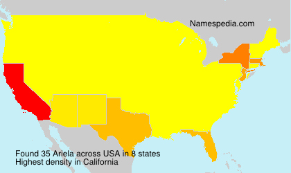 Surname Ariela in USA