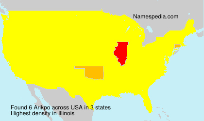 Surname Arikpo in USA Surname Arikpo in USA