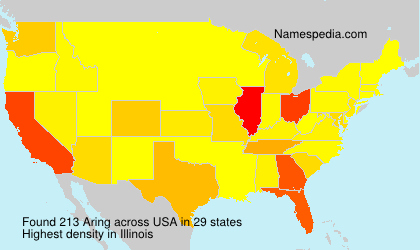 Surname Aring in USA Surname Aring in USA