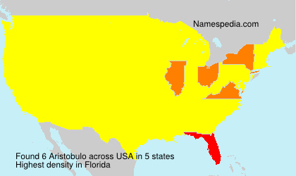 Surname Aristobulo in USA Surname Aristobulo in USA