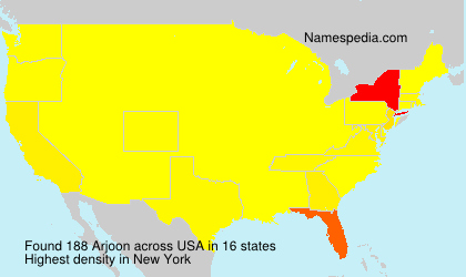 Surname Arjoon in USA Surname Arjoon in USA