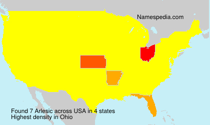 Surname Arlesic in USA Surname Arlesic in USA