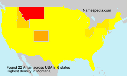 Surname Arlian in USA Surname Arlian in USA