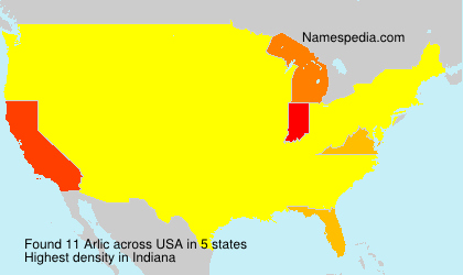 Surname Arlic in USA Surname Arlic in USA