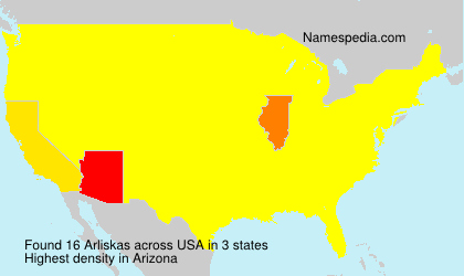 Surname Arliskas in USA Surname Arliskas in USA