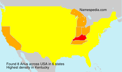 Surname Arlus in USA Surname Arlus in USA