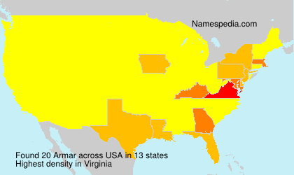 Surname Armar in USA Surname Armar in USA
