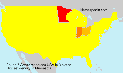 Surname Armborst in USA Surname Armborst in USA