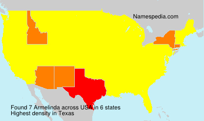 Surname Armelinda in USA Surname Armelinda in USA