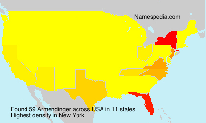 Surname Armendinger in USA Surname Armendinger in USA