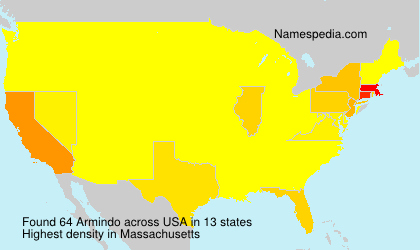 Surname Armindo in USA Surname Armindo in USA