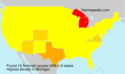 Surname Arminski in USA Surname Arminski in USA