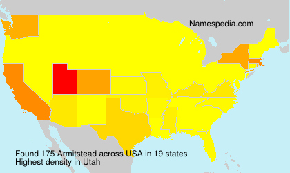 Surname Armitstead in USA Surname Armitstead in USA