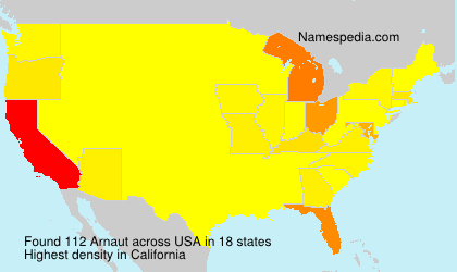 Surname Arnaut in USA