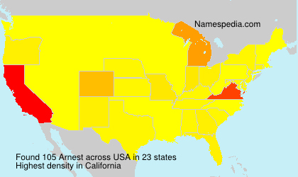 Surname Arnest in USA Surname Arnest in USA
