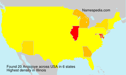 Surname Arojojoye in USA Surname Arojojoye in USA