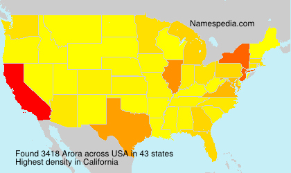 Surname Arora in USA Surname Arora in USA