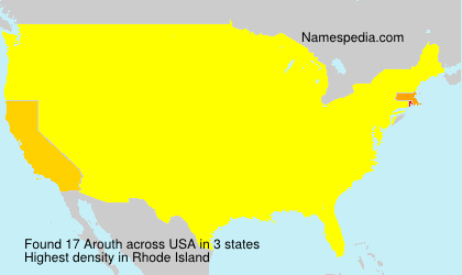 Surname Arouth in USA Surname Arouth in USA