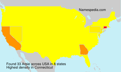Surname Arpie in USA Surname Arpie in USA