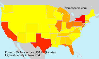 Surname Arra in USA Surname Arra in USA