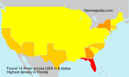 Surname Arran in USA Surname Arran in USA