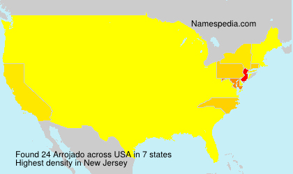 Surname Arrojado in USA Surname Arrojado in USA