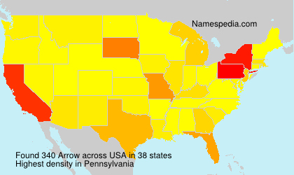 Surname Arrow in USA Surname Arrow in USA