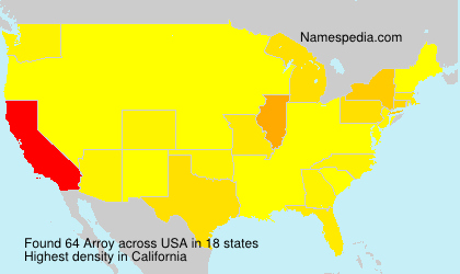 Surname Arroy in USA