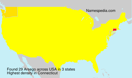Surname Arsego in USA Surname Arsego in USA