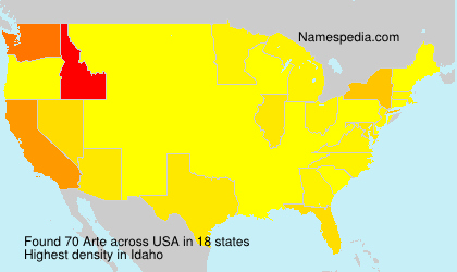 Surname Arte in USA Surname Arte in USA