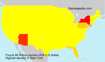 Surname Arteca in USA Surname Arteca in USA