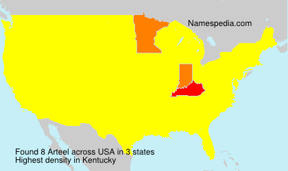 Surname Arteel in USA Surname Arteel in USA
