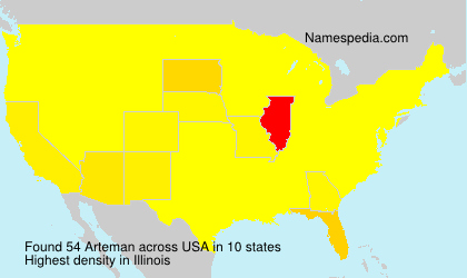 Surname Arteman in USA Surname Arteman in USA