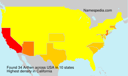 Surname Arthen in USA Surname Arthen in USA