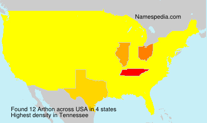 Surname Arthon in USA Surname Arthon in USA