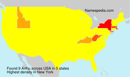 Surname Arthu in USA Surname Arthu in USA