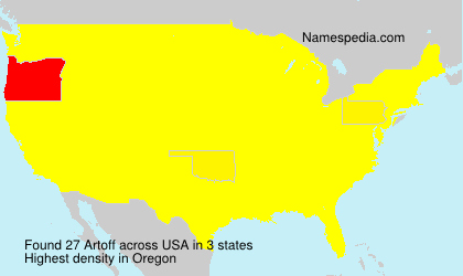 Surname Artoff in USA Surname Artoff in USA