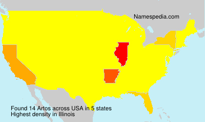 Surname Artos in USA Surname Artos in USA