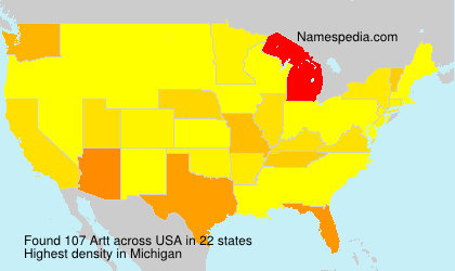 Surname Artt in USA Surname Artt in USA