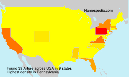 Surname Arture in USA Surname Arture in USA
