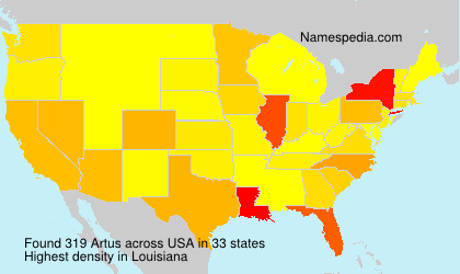 Surname Artus in USA Surname Artus in USA