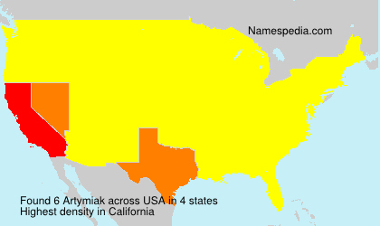 Surname Artymiak in USA Surname Artymiak in USA